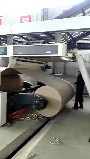 5 Layers High Speed Corrugated Paperboard Production Line