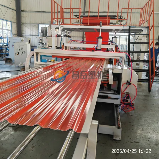 Durable Corrugated Roof Tile Production Line for PVC and ASA Materials