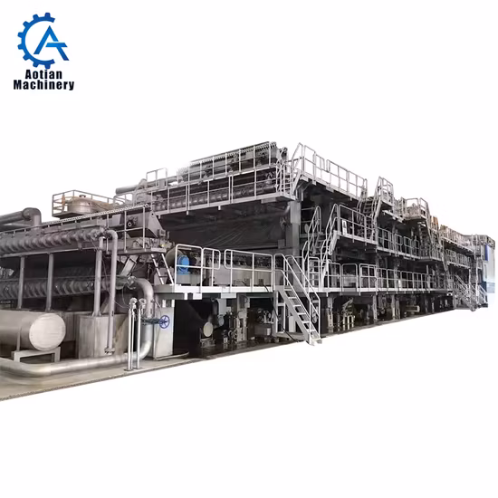 4500mm Corrugated Linering Cardboard Machine Kraft Paper Production Line Machinery