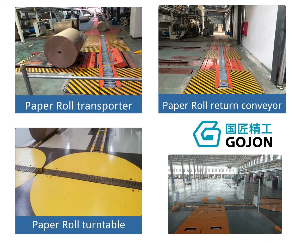 Paper Board Raw Paper Roll Handle Transporter Roll Handling &amp; Strapping System
