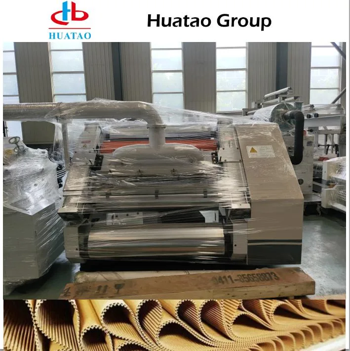 60-350m/Min ISO9001 Approved Huatao 1600-2500mm Width Caron Box Making Machine Single Facer