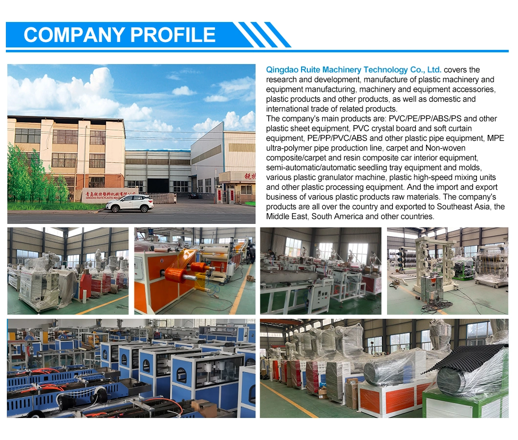 China Manufacture Supply PC PP Hollow Grid Fluted Corrugated Sheet Extruder Machine/PP PVC Hollow Latice Building Formwork Template Board Production Line