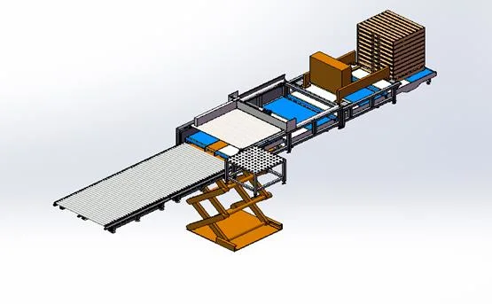 Carton Box Forming Machine Roll Conveyor System