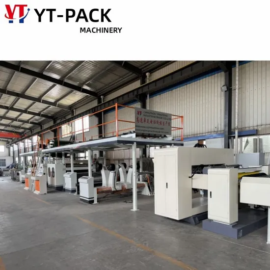 Single Layer High Speed Corrugated Paperboard Production Line 