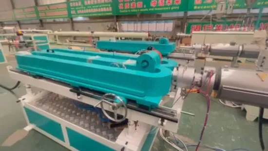 PE/PVC Single Wall Corrugated Plastic Pipe/Tube Extruder/Extrusion Production Machine 