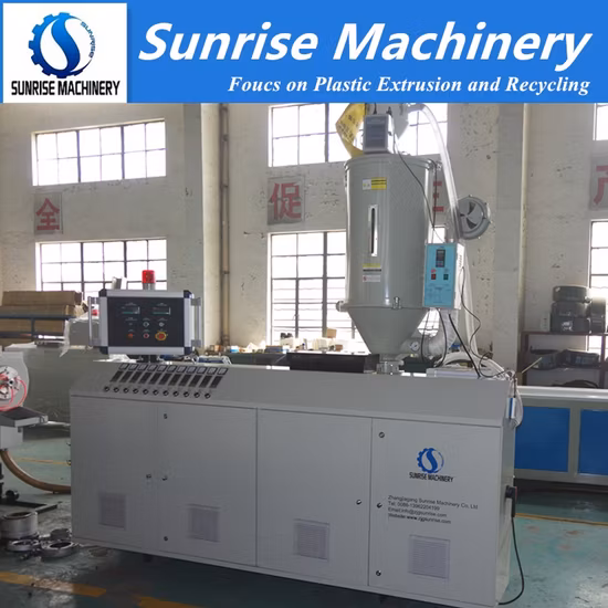 Plastic Water HDPE PE PPR UPVC CPVC PVC Pipe Hose Tube Corrugated Pipe Water Supply Drainage Electric Conduit Wire Gas Pipe Extruder Extrusion Production Line