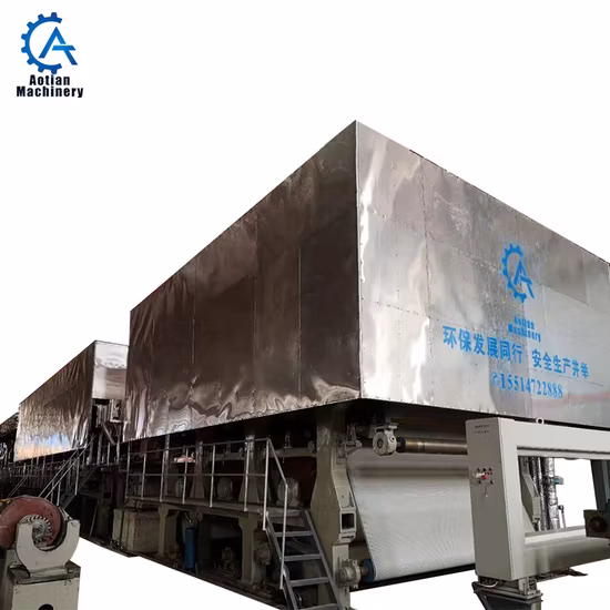 4500mm Corrugated Linering Cardboard Machine Kraft Paper Production Line Machinery