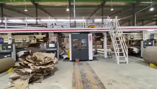 OEM/ODM High Speed Carton Box Making Machine 3 5 7 Ply Corrugated Paperboard Production Line 