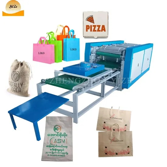 Flexo Non Woven Rice Kraft Paper Nylon Plastic Shopping Bag Printing Corrugated Cardboard Pizza Box Printer Machine 