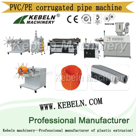 PE Corrugated Pipe Machine Line, Corrugated Pipe Machine Production Line 