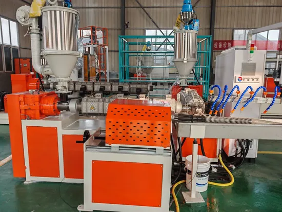 PP/PE/PVC/EVA/PA Plastic Corrugated Pipe Making Machine/Plastic Corrugated Pipe Extrusion Machinery 