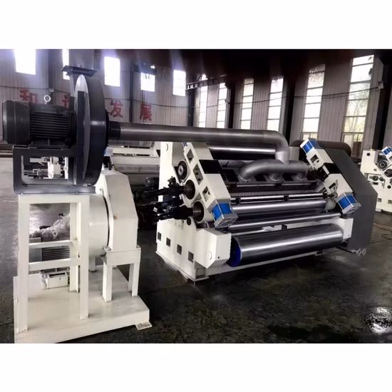 Corrugated Cardboard Production Line Caron Box Making Machine Single Facer