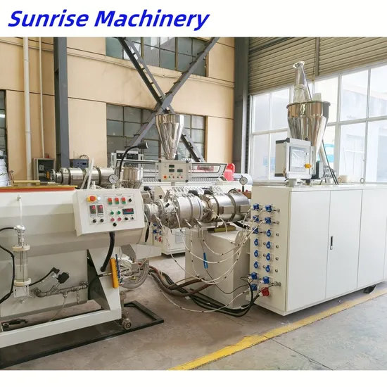 Plastic HDPE PE PVC PPR Water Sewage Electric Conduit Dwc Single Wall Corrugated Pipe Hose Tube Extrusion Production Making Machine Plant 