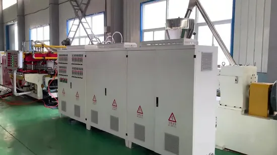 2100mm Plastic Polypropylene PP Corrugated Sheet Production Line 